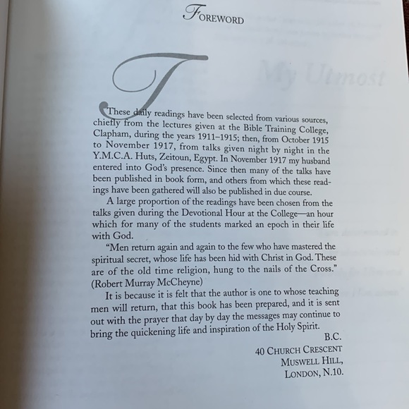 Set of 2: My Utmost for His Highest leather bound journal and JohnG Lake sayings - Picture 2 of 6